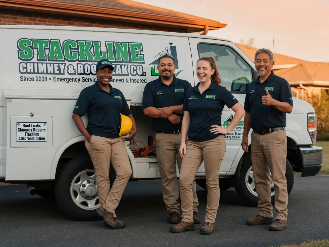 Chimney flashing repair company in Magnolia, TX